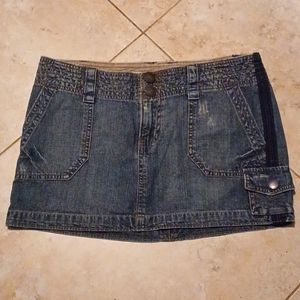 Cargo Skirt Size 5 Mossimo Supply Co Blue and Gray
